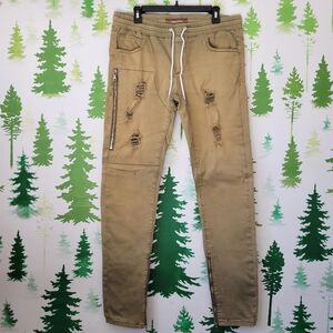 Crysp Denim Ripped Jeans.